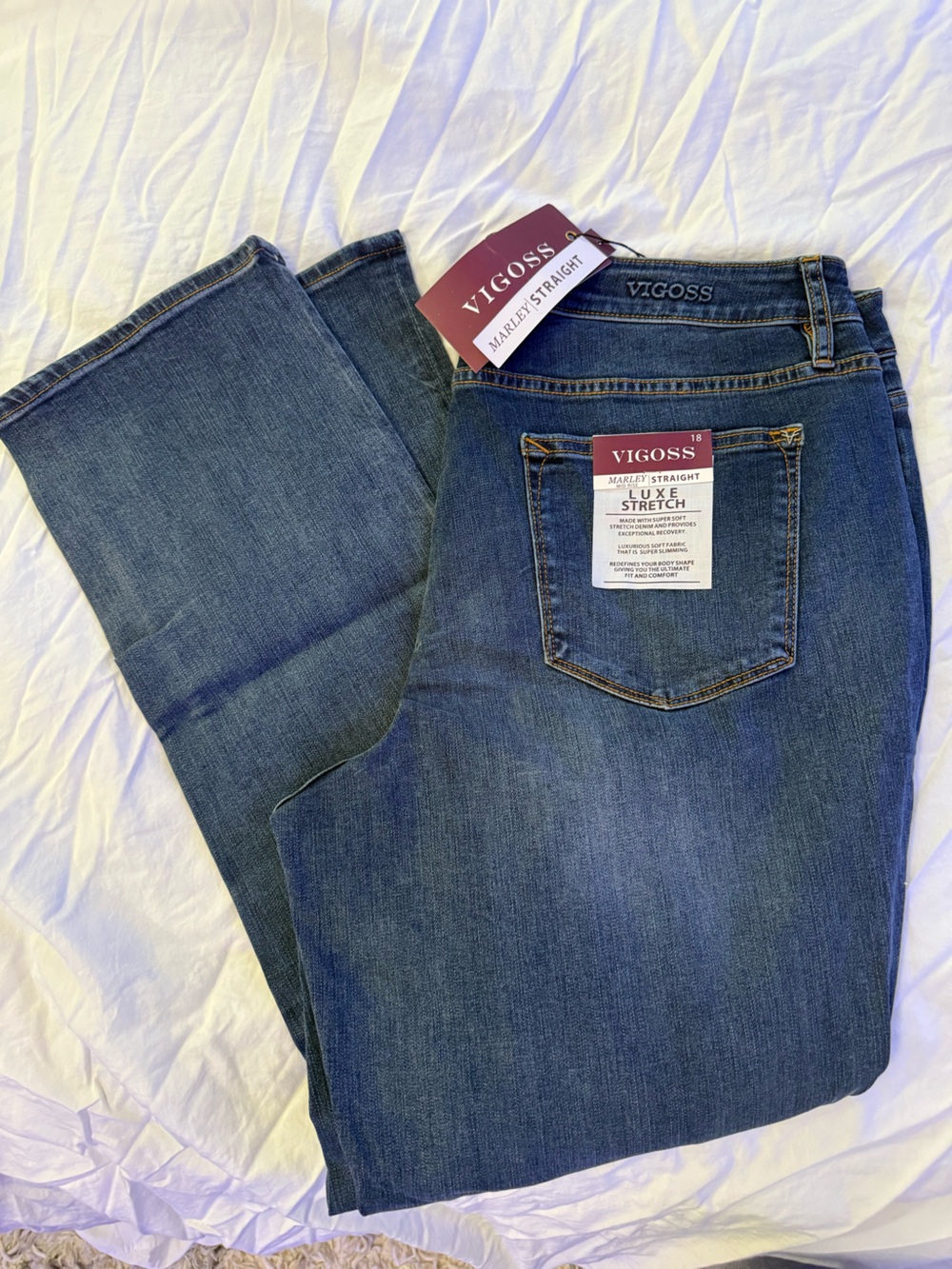 Vigoss Marley Straight Stretch Jeans